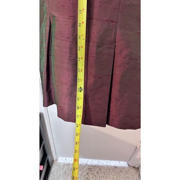 Antonio D'errico Women's Collared Button Front Short Sleeve Purple Top Size L - Picture 7 of 10